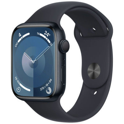 Apple Watch Series 9 45mm Alu Case/Midnight Sport Band M/L