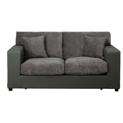 Argos Home Hartley 2 Seater Fabric Sofa Bed - Charcoal
