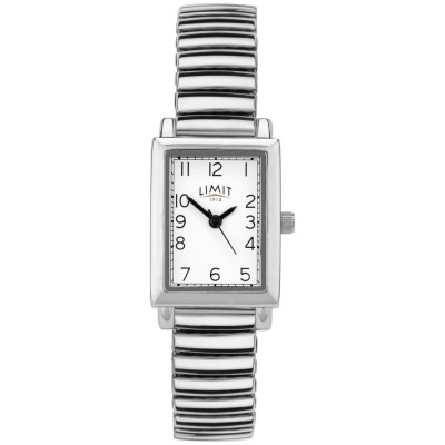Limit Ladies Silver Plated Stainless Steel Bracelet Watch