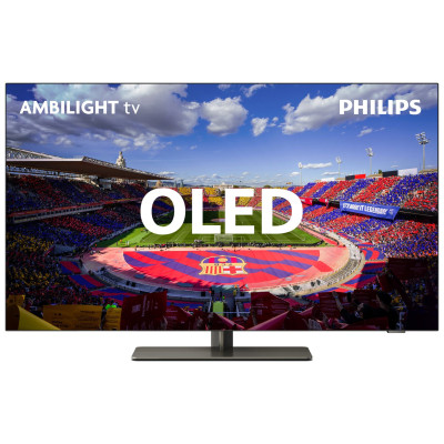 Philips Ambilight 65In OLED808 Smart 4K HDR LED Freeview TV