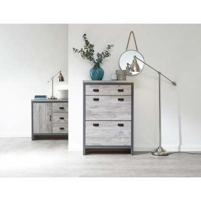 GFW Boston Shoe Storage Cabinet- Grey