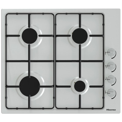 Hisense GM642XSUK Gas Hob - Stainless Steel
