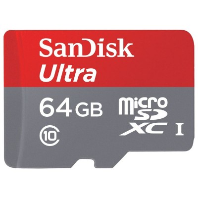 SanDisk Ultra 100MBs Micro SDXC Memory Card -  64GB