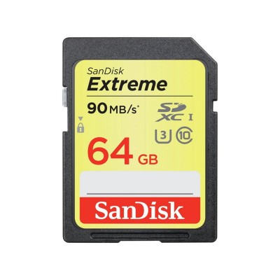 SANDISK EXTREME HD VIDEO 64GB SDHC CARD