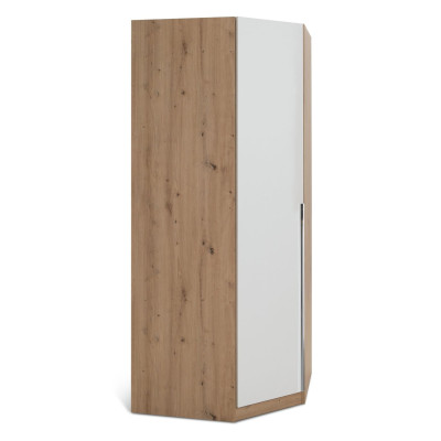 Habitat Munich Corner 1 Door Wardrobe - Oak