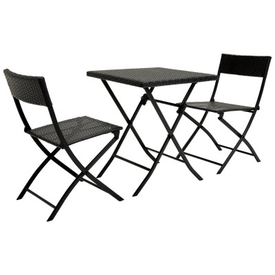 Argos Home Hereford 2 Seater Folding Metal Garden Bistro Set