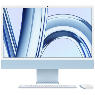 Apple iMac 2023 24in 4.5K Retina Display M3 8GB 256GB - Blue