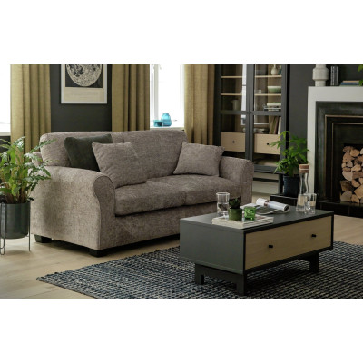 Argos Home Taylor Fabric 3 Seater Sofa - Blue