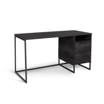Habitat Nomad 2 Drawer Office Desk - Black