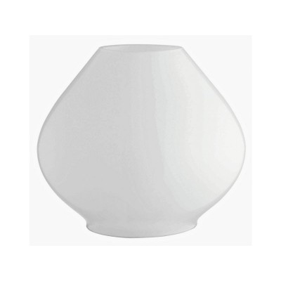 SOPHIE. UK GLASS TABLE LAMP WHITE