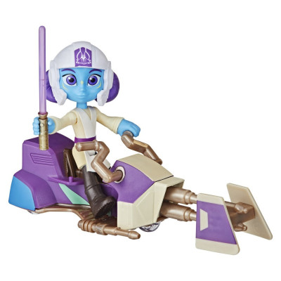 Star Wars Young Jedi Lys Solay Figure & Speeder Bike