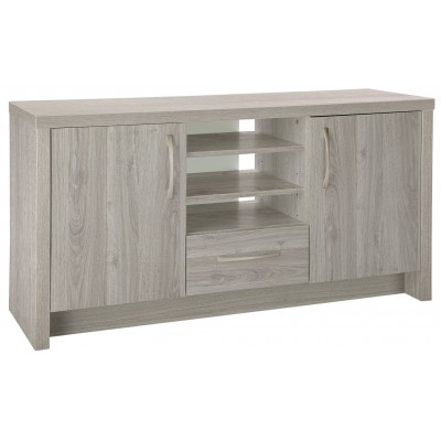 Argos Home Venice 2 Door 1 Drawer Low Sideboard - Grey