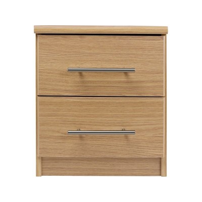 NORMANDY 2 DRW BEDSIDE OAK
