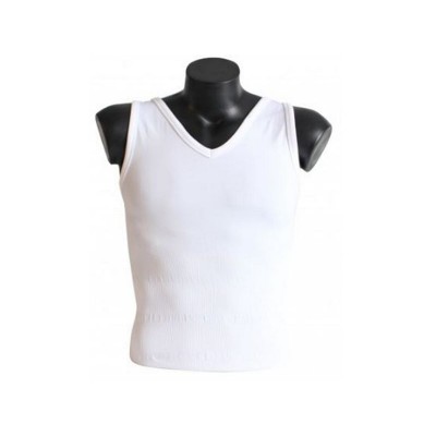 TONE TEE VEST WHITE XL                  
