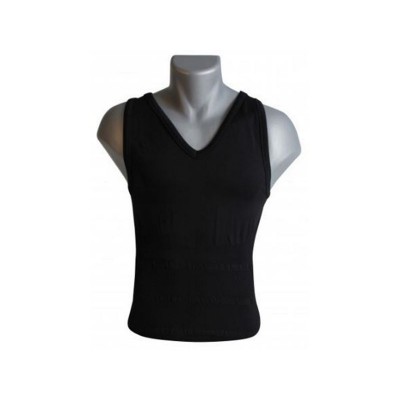 TONE TEE VEST BLACK XXL                 