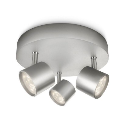 Philips myLiving Adjustable 3 Ceiling Spot Light - Aluminium