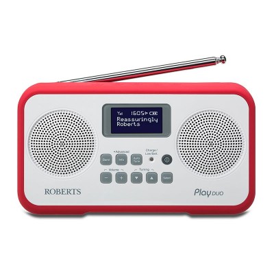 Roberts Radio Play Duo Digital Radio - Red