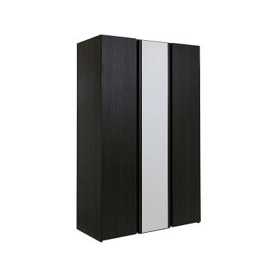 NEW DENVER 3 DOOR MIRRORED ROBE BLAC OAK