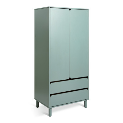 Habitat 60 Kids Alba 2 Door 2 Drawer Wardrobe - Grey