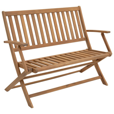 Argos Home Newbury 2 Seater Folding Wooden Garden Bench