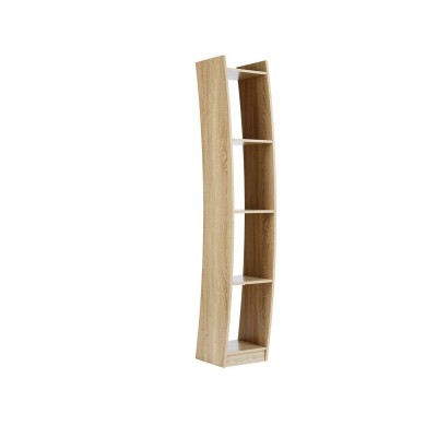 BAROQUE CURVED BOOKCASE OAK             