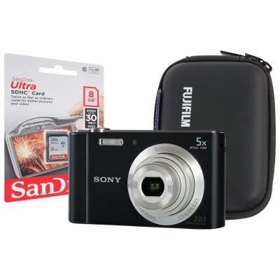 SONY DSC W800 BLACK INC BUNDLE          