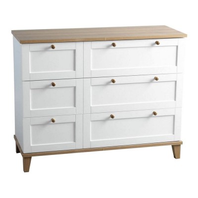 Arcola 3 Drawer Chest - White