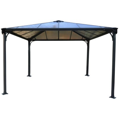 PALRAM PALERMO 3.6X3.6 DARK GREY GAZEBO