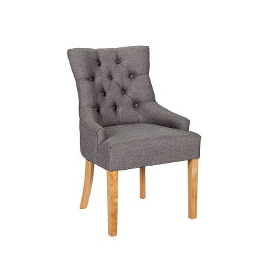 Argos Home Pair of Cherwell Dining Chairs - Charcoal
