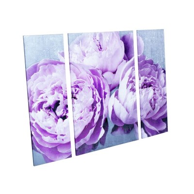 PEONIES TRIPTYCH 120X90CM               