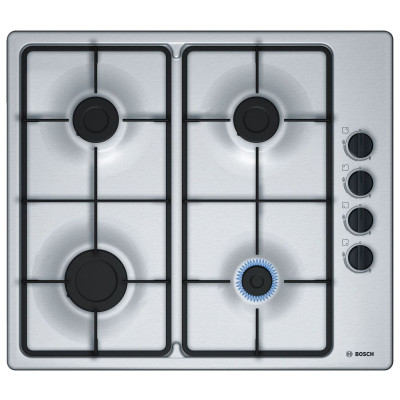 Bosch PBP6B5B60 Gas Hob - Stainless Steel