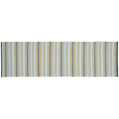 HAB AGNES RUNNER 75X250CM BLUE          