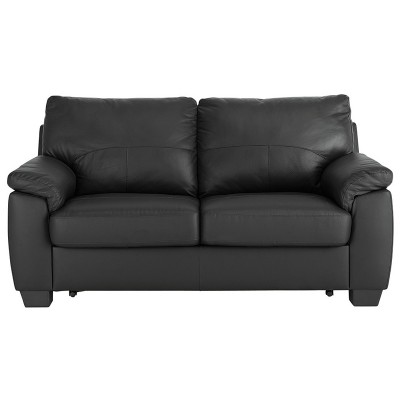 AH1 NEW LOGAN LEATHER SOFABED BLACK