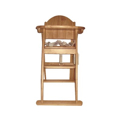 East Coast Wooden Folding Highchair - Natural Colour