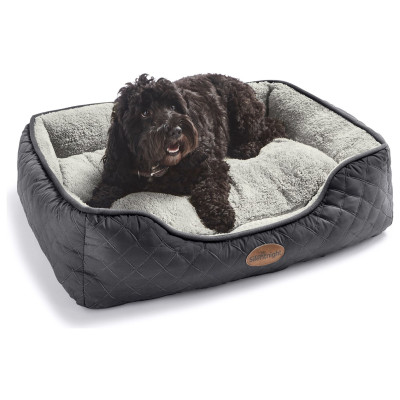 Silentnight Airmax Dark Grey Dog Bed - Large
