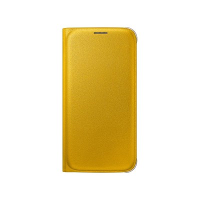 SAMSUNG S6 FLIP WALLET COVER PU YELLOW