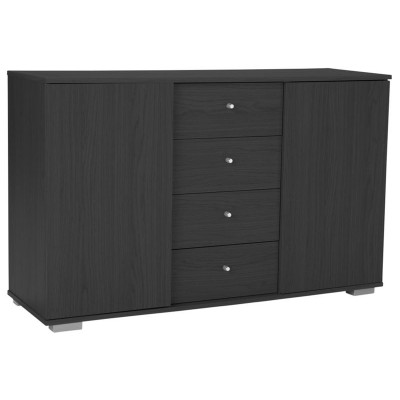 Wow Montana 2 Door4 Drawer Sideboard Blk