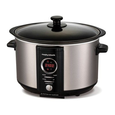 Morphy Richards 460004 Accents Slow Cooker - Brushed Steel