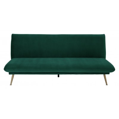 Habitat Matteo Velvet 2 Seater Sofa Bed - Green