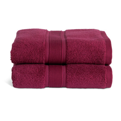 Habitat Supersoft 2 Pack Hand Towel - Plum