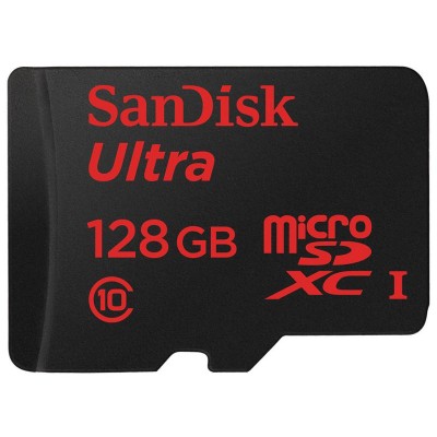 SanDisk Ultra 80MBs Micro SD Memory Card - 128GB