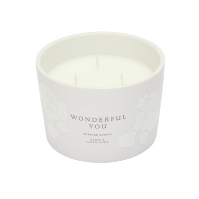 Home WONDERFUL YOU Medium Multi Wick Candle - Sandalwood