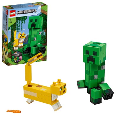 LEGO BIGFIG CREEPER AND OCELOT 21156