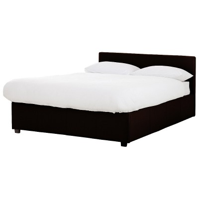 Hygena Attenborough Small Double Side Opening Ottoman-Black