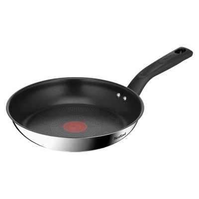 Tefal Titanium Max 24cm Stainless Steel Frying Pan - Silver