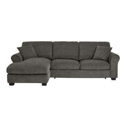 Argos Home Taylor Left Hand Corner Chaise Sofa Bed - Grey