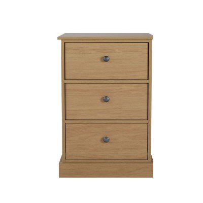 Kensington 3Drw Bedside Oak             