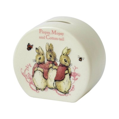 Beatrix Potter Flopsy Mopsy Cotton Tail Money Bank