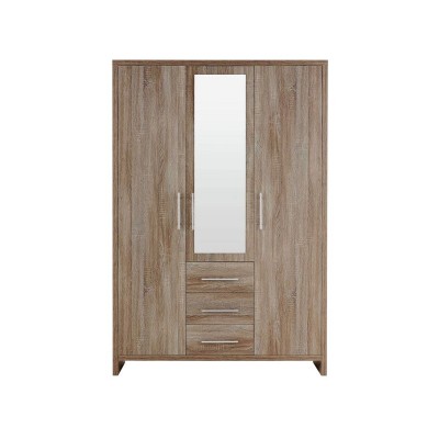 Seattle 3Dr 3Drw Mirror Robe Smokey