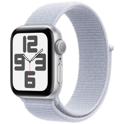 Apple Watch SE 2024 GPS 40mm Silver Blue Cloud Sport Loop